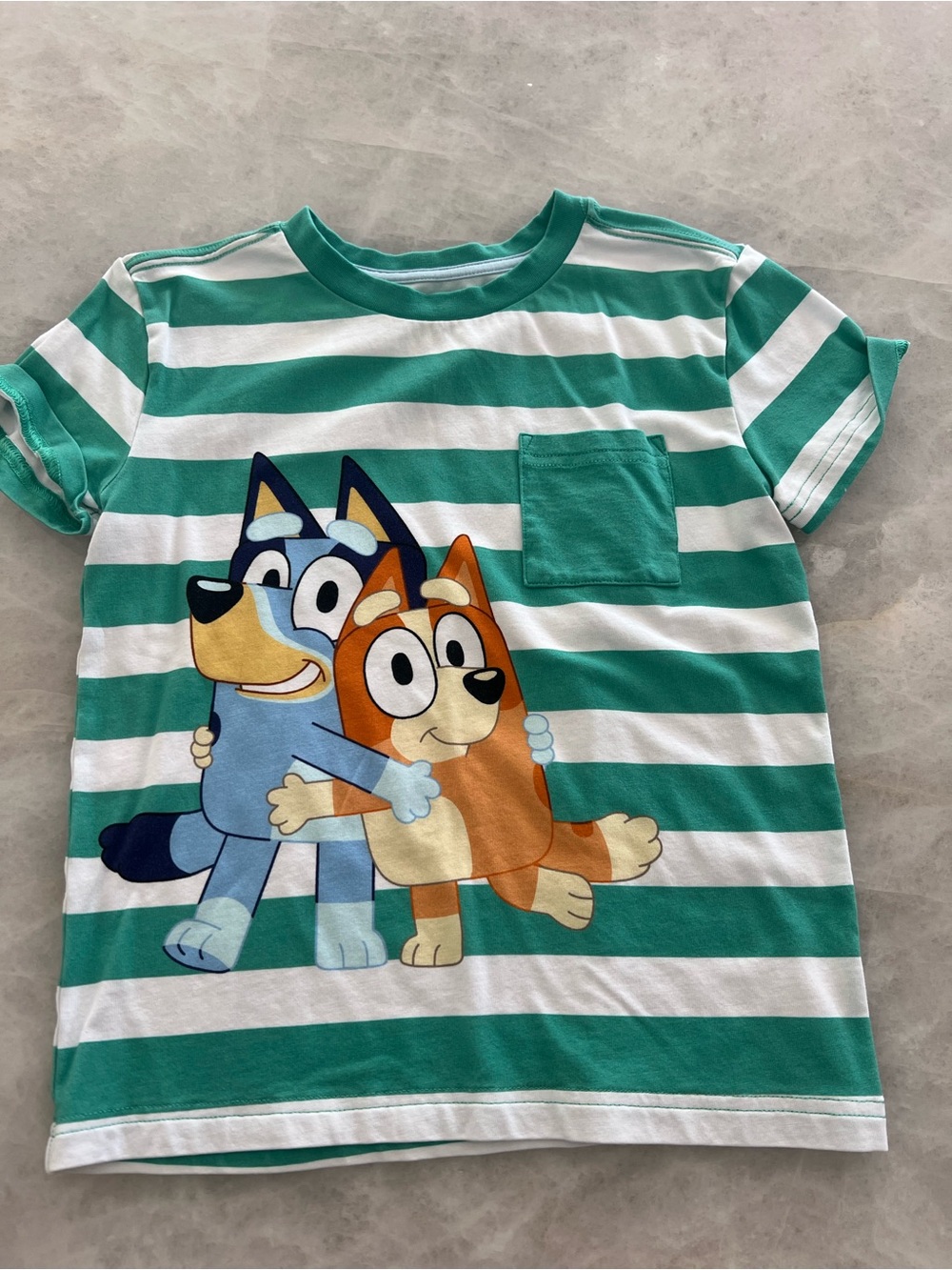 NWOT, Little Sleepies Bluey short sleeve pocket tee, 5